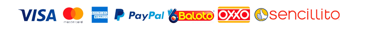 Medios de pago disponibles