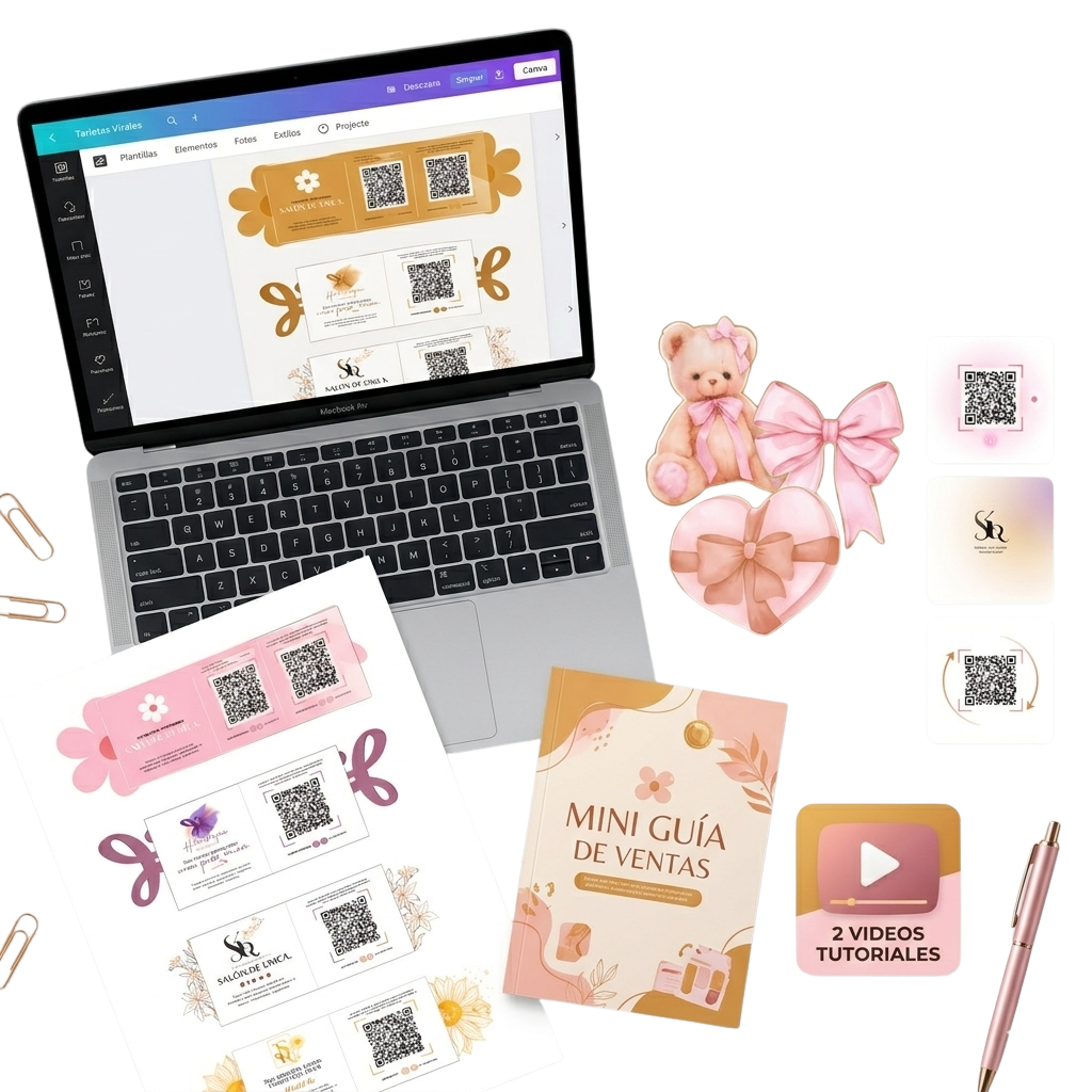 Kit Tarjetas Virales — todo incluido